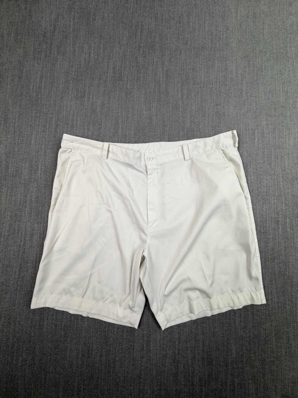 Nike Golf Dri-FIT Shorts Men’s 40 Cream Stretch Performance Flat Front